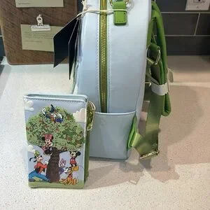 Loungefly NWT Mickey and Friends Apple Tree Backpack and Wallet Set WDBK2633-02_cc8025f2-beee-413a  main image 3